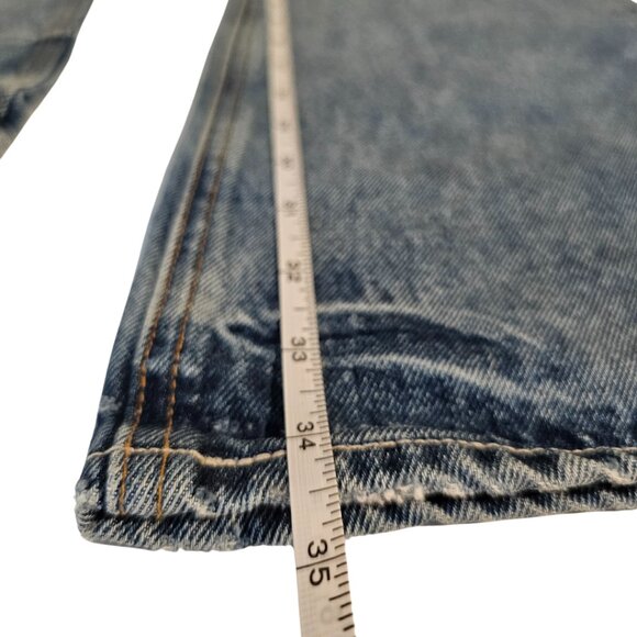 Grlfrnd The Melanie High Rise Boot Cut Cotton Denim Jeans 23 - Picture 11 of 12